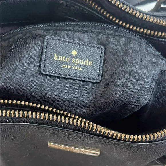 ♥️♥️ KATE SPADE Black Satchel Bag - Picture 5 of 12